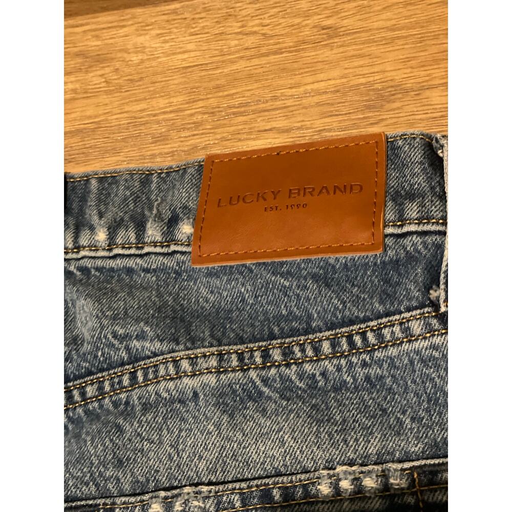 Lucky Brand Men’s Straight‑Leg Jeans W29 L34 Distressed Medium Wash - Picture 7 of 7